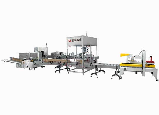 ST-ZX-500型全自動(dòng)開(kāi)箱、裝箱、封箱機(jī)組
